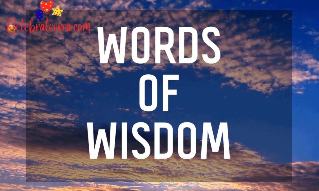 Life Wisdom Expressed in Just Three Words