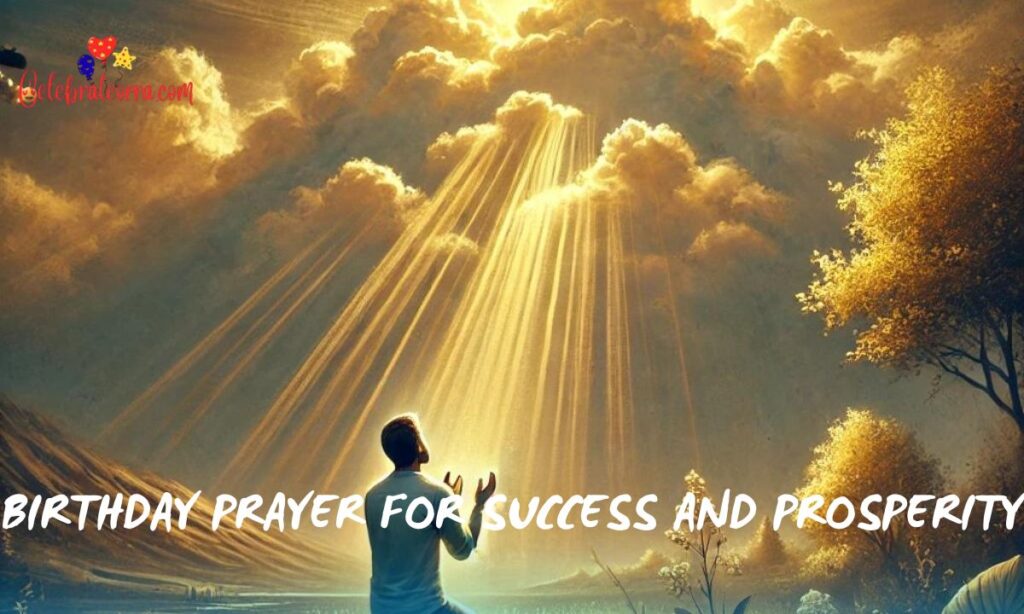 Birthday Prayer for Success and Prosperity
