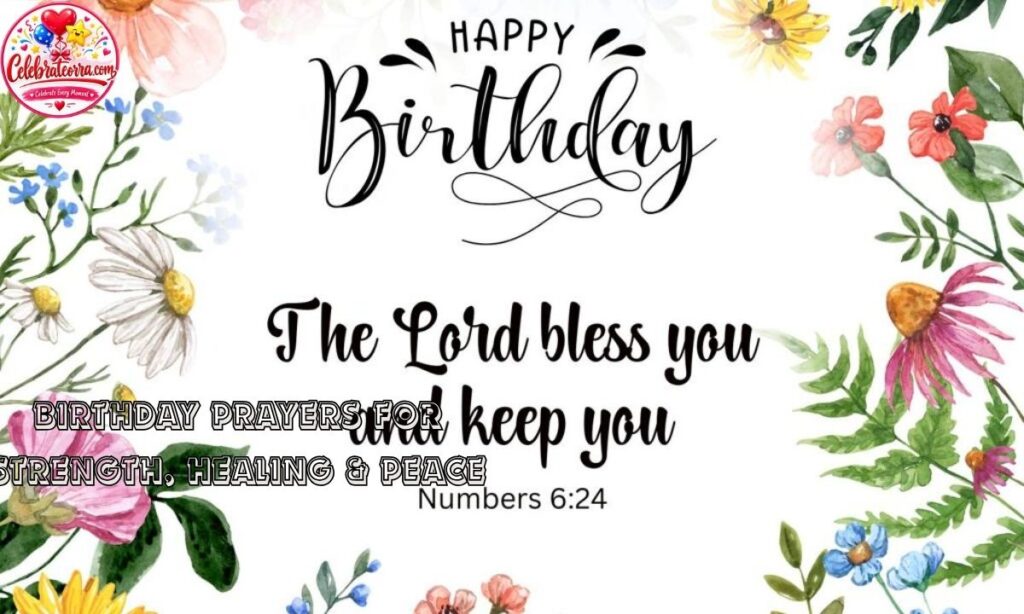 Birthday Prayers for Strength, Healing & Peace