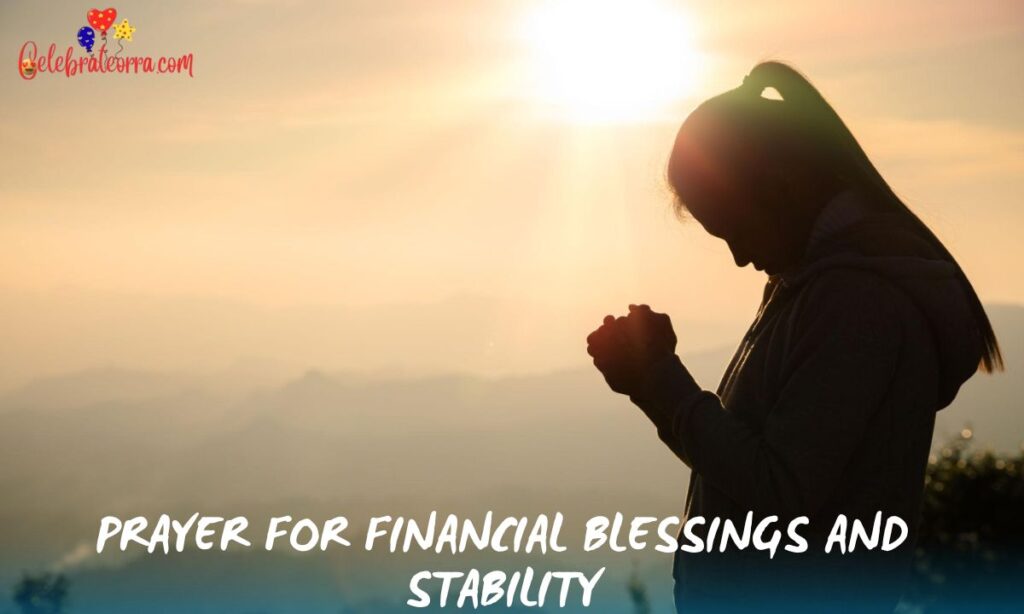 Prayer for Financial Blessings and Stability