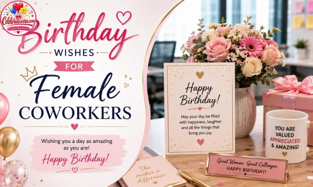 Birthday Wishes for Female Coworkers