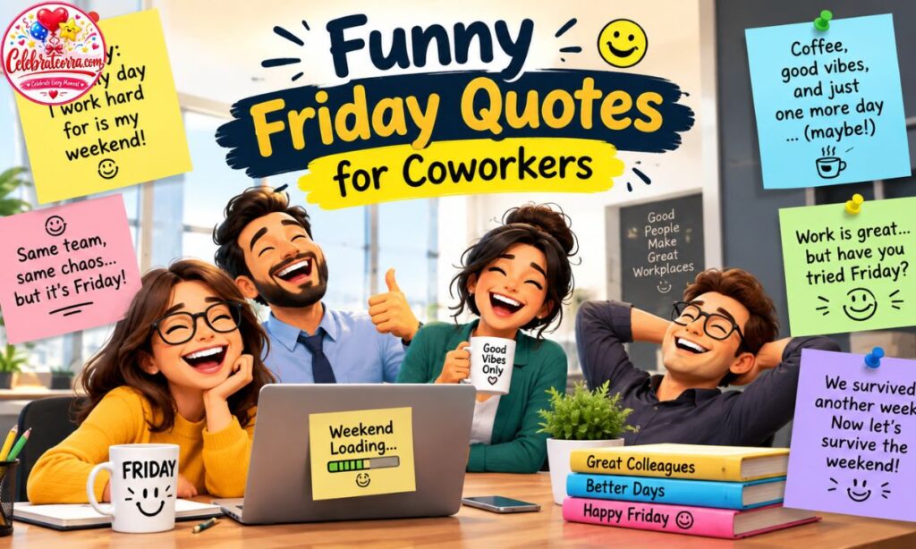 Funny Friday Quotes for Coworkers