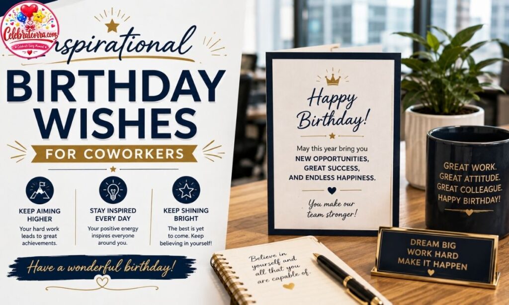 Inspirational Birthday Wishes for Coworkers
