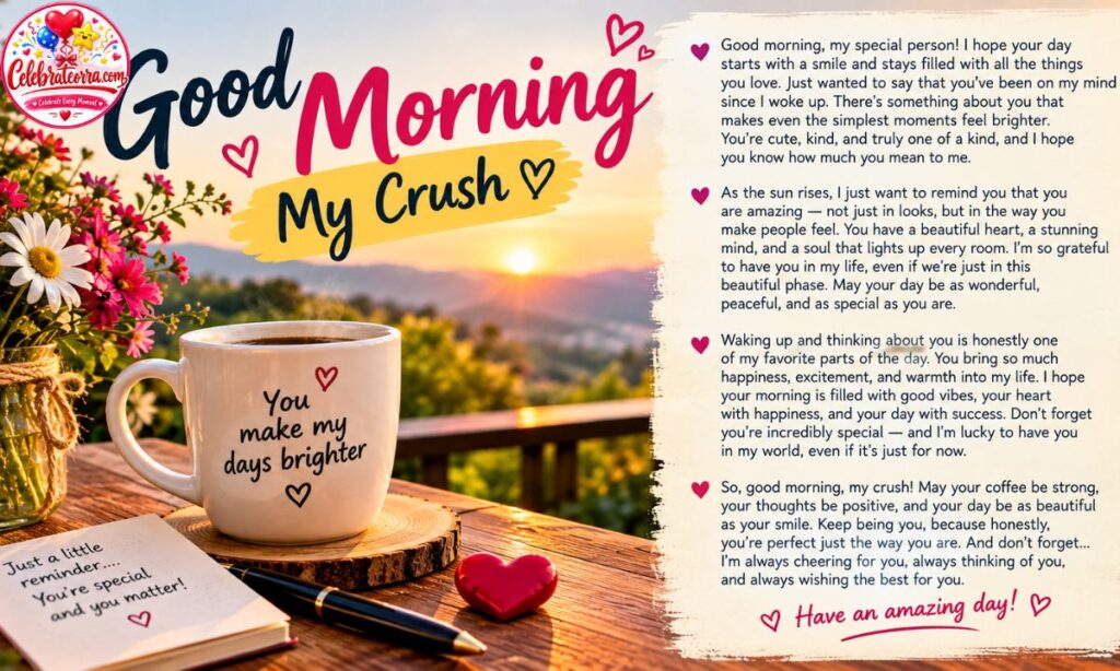 Long Good Morning Paragraphs for Your Crush