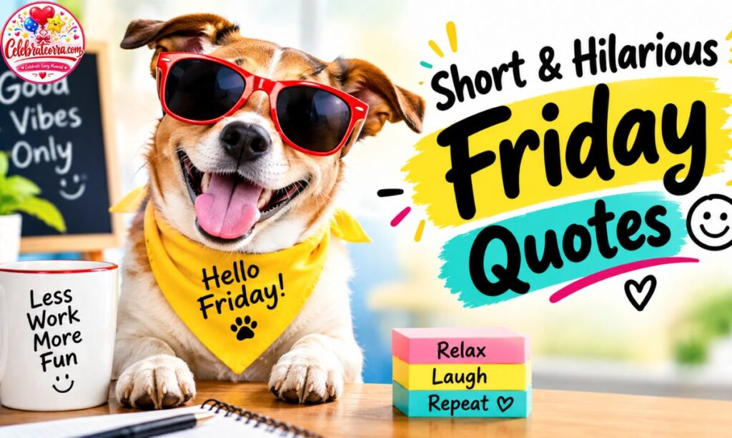 Short & Hilarious Friday Quotes