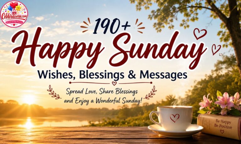 190+ Happy Sunday Wishes, Blessings & Messages