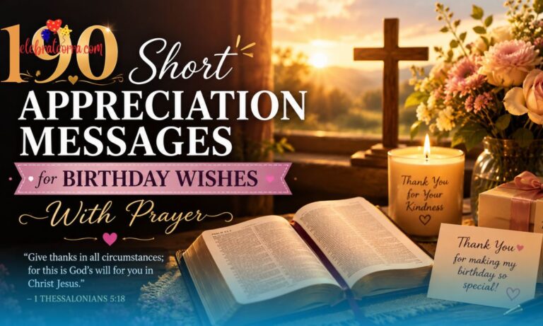 199 Short Appreciation Messages for Birthday Wishes With Prayer (2026)