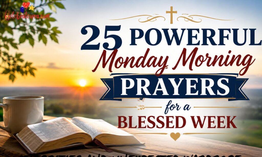 25 Powerful Monday Morning Prayers for a Blessed Week