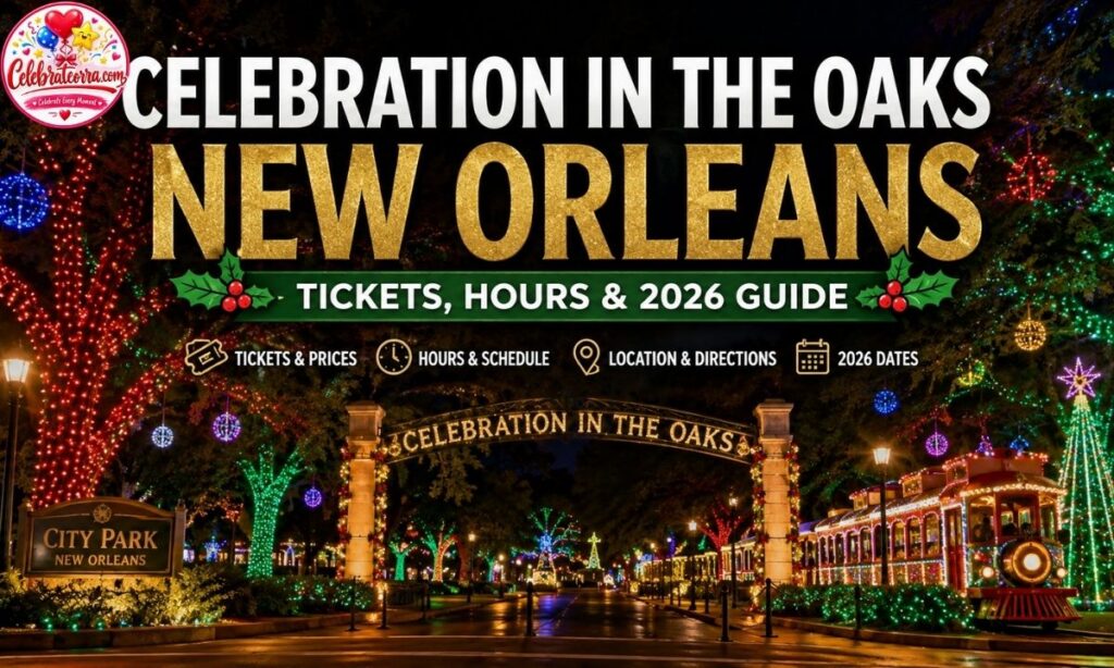 Celebration in the Oaks New Orleans: Tickets, Hours & 2026 Guide
