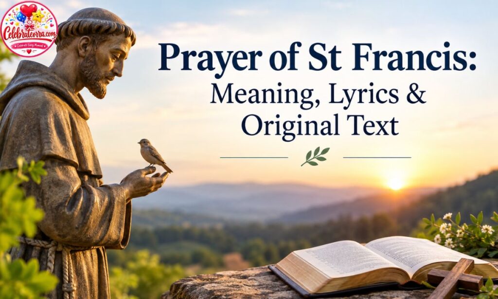 Prayer of St Francis: Meaning, Lyrics & Original Text