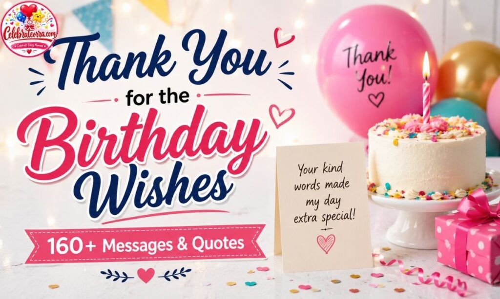 Thank You for the Birthday Wishes: 160+ Messages & Quotes